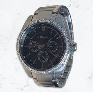 Fossil silver watch 🖤